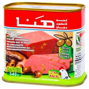 هانا لانشون الدجاج بالزيتون 340غ