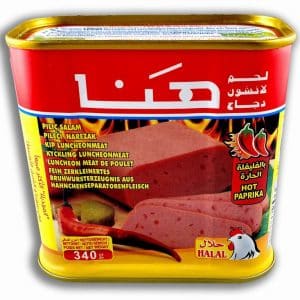 هانا لانشون الدجاج الحار 340غ