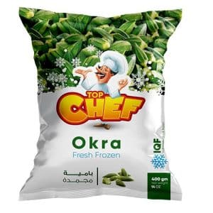 توب شيف باميه مجمده 400غ