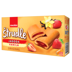 Strudle كعك محشو بالفراوله 12قطعة