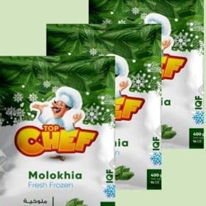 توب شيف ملوخية مجمدة 3*400غ