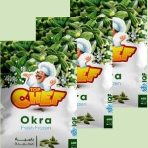 بامية ممتازة مجمدة توب شيف 400غ*3