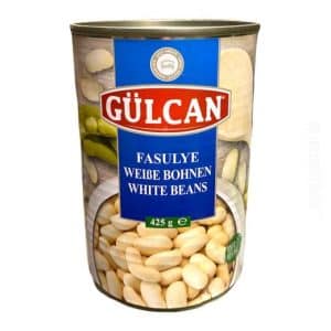 Gülcan فاصوليا بيضاء مسلوقة 425غ