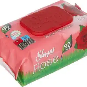 Sleepy محارم معطره للأطفال برائحة الورد 80 قطعه